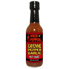 House of Peppers - Cayenne Pepper Garlic Hot Sauce